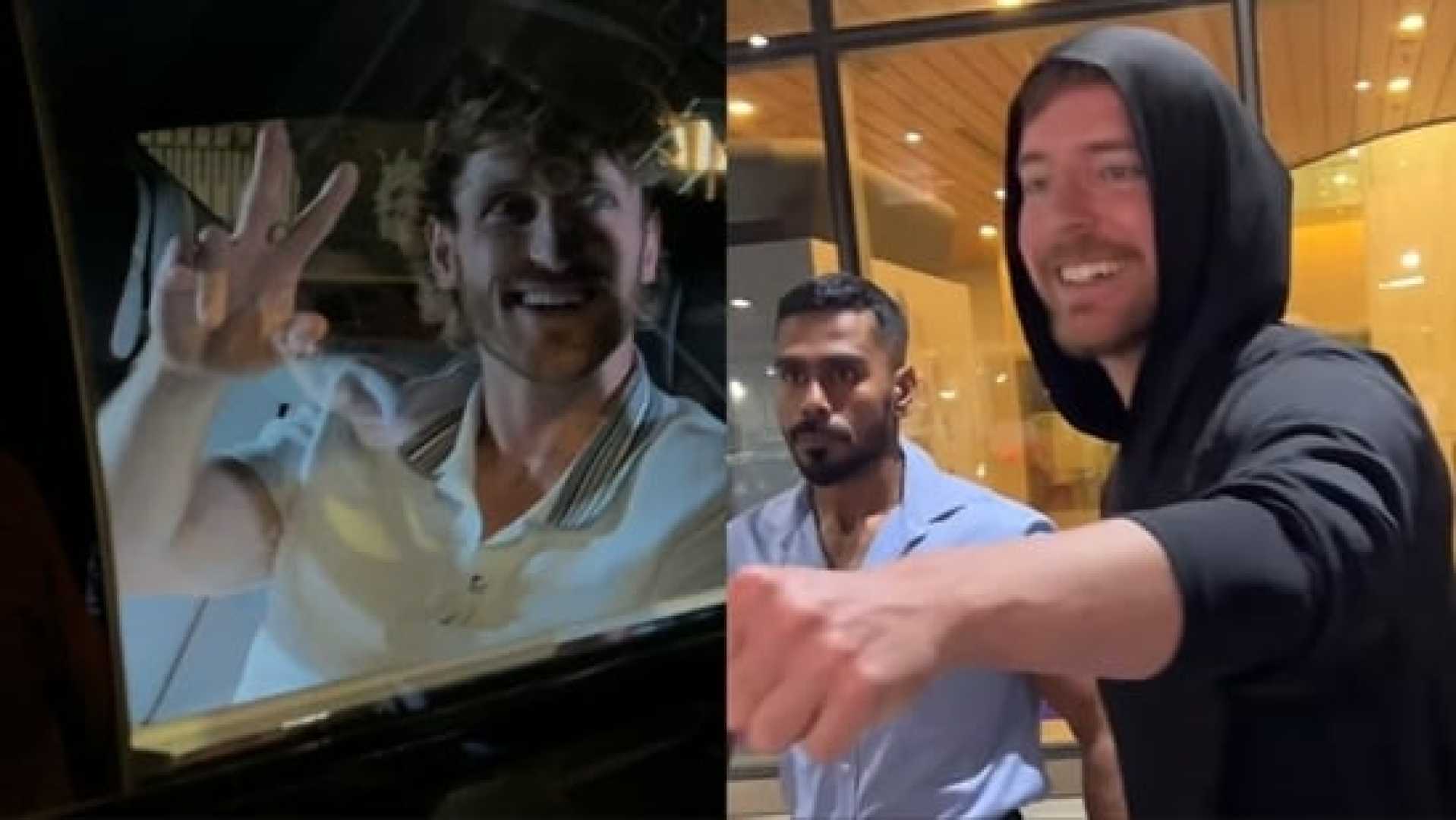 Logan Paul And Mrbeast In India