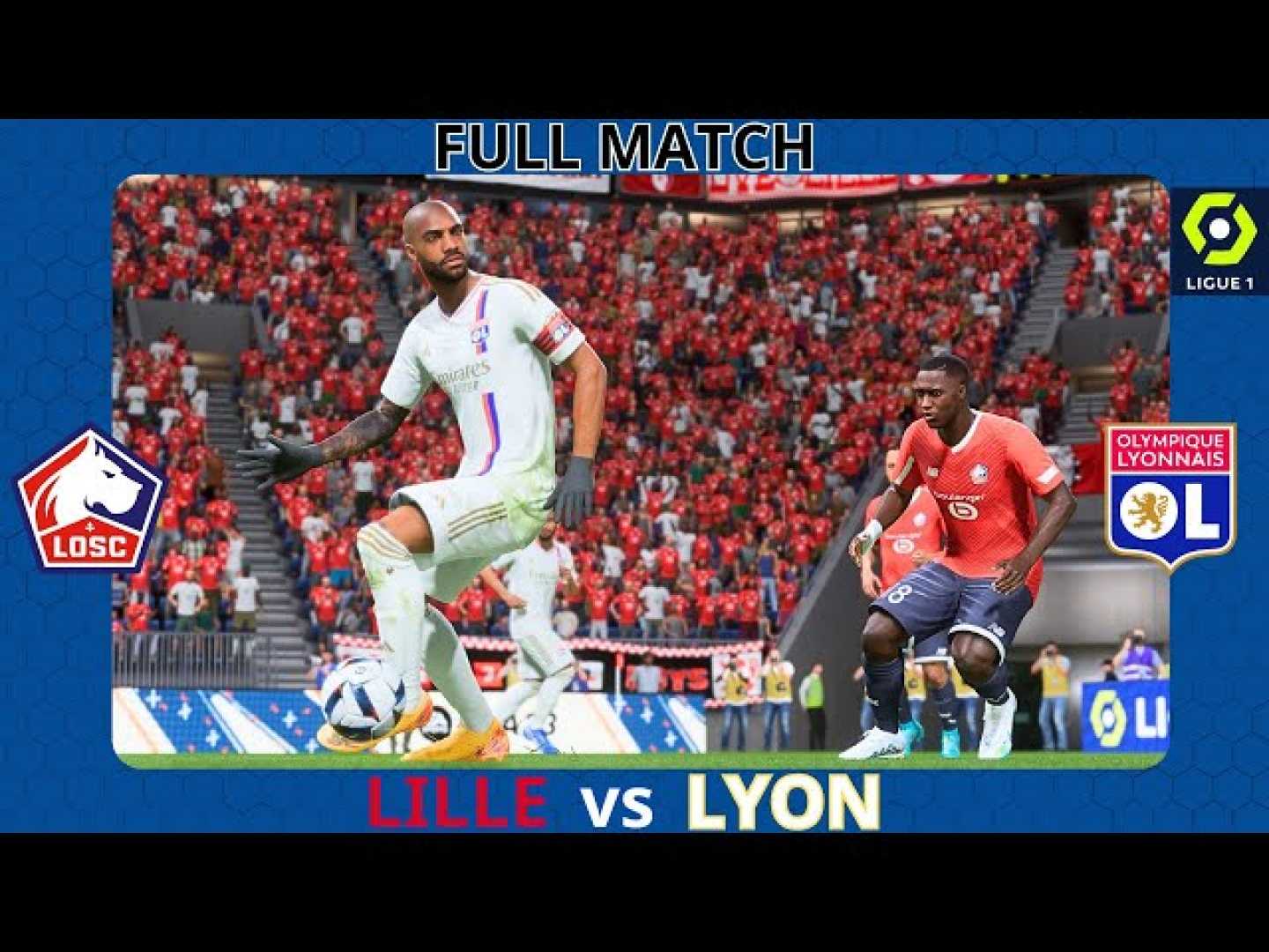 Losc Lille Vs Olympique Lyon Ligue 1 Match