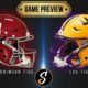 Lsu Tigers Vs Alabama Crimson Tide Football Game