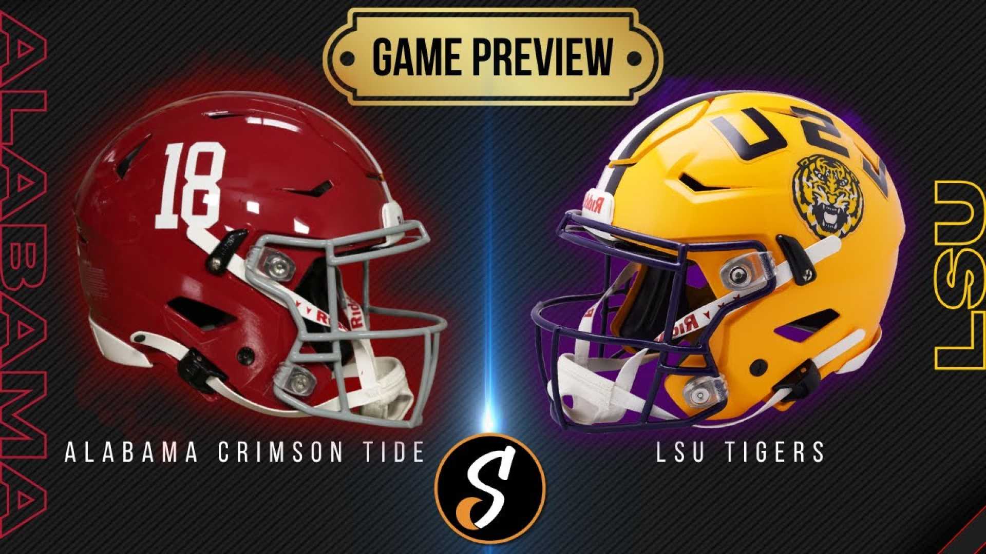 Lsu Tigers Vs Alabama Crimson Tide Football Game