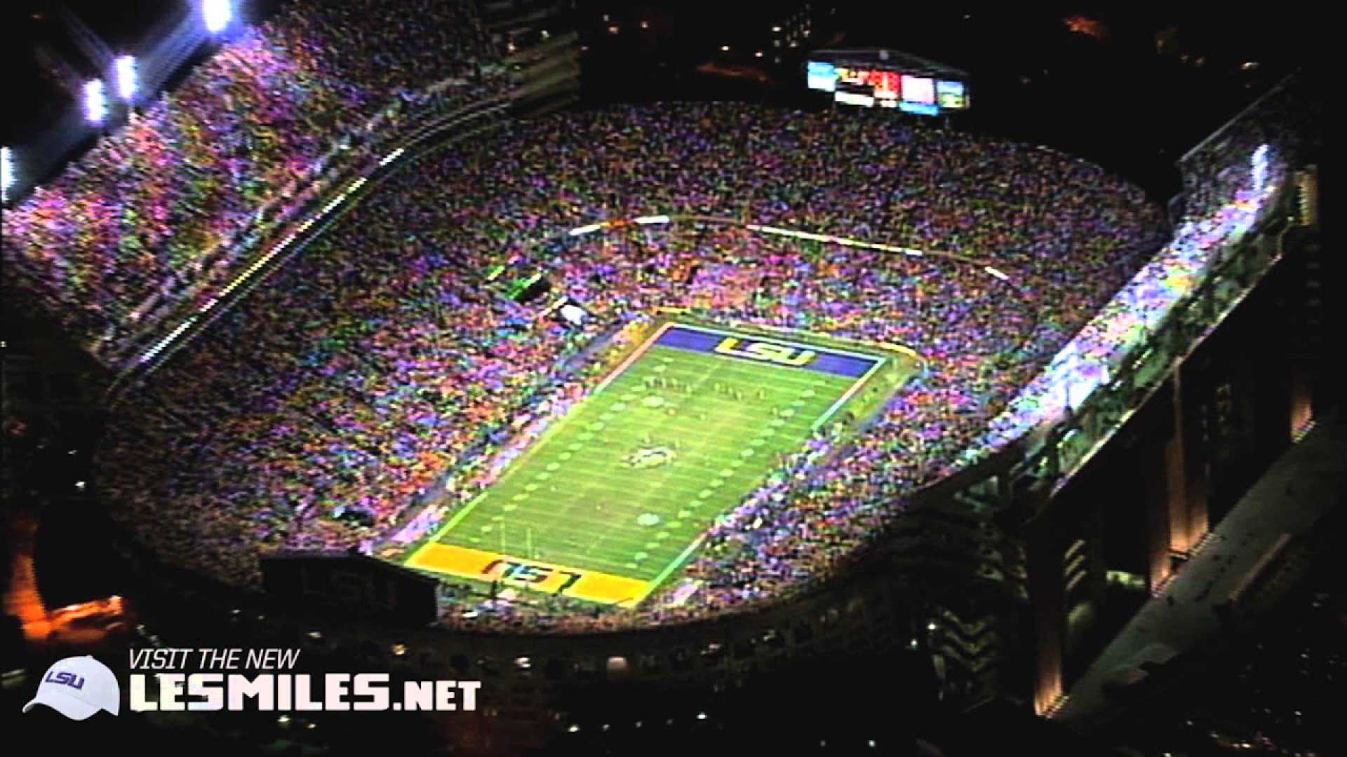 Lsu Vs Alabama At Tiger Stadium Nighttime