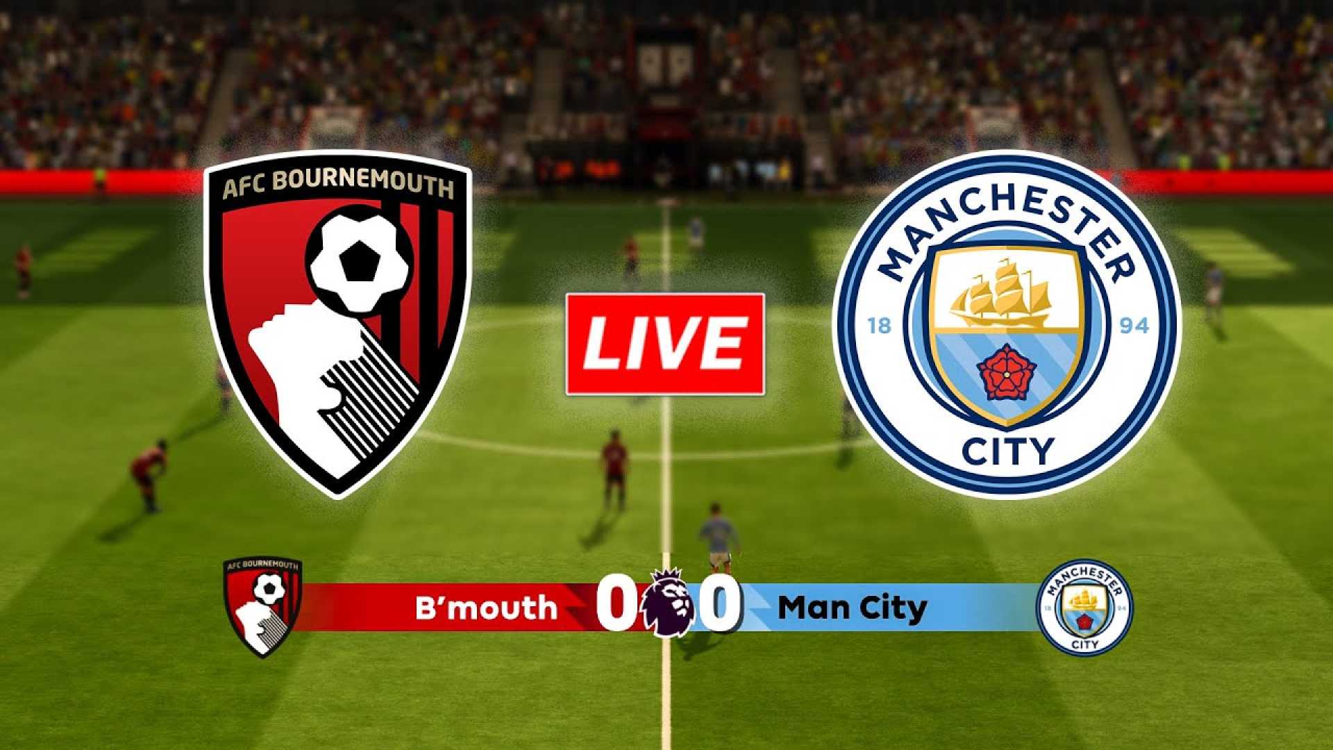 Manchester City Vs Bournemouth Premier League Match