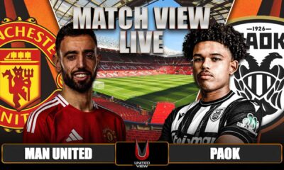 Manchester United Vs Paok Europa League Match