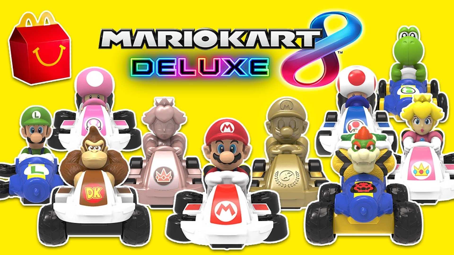 Mario Kart 8 Deluxe Mcdonald's Happy Meal Toys