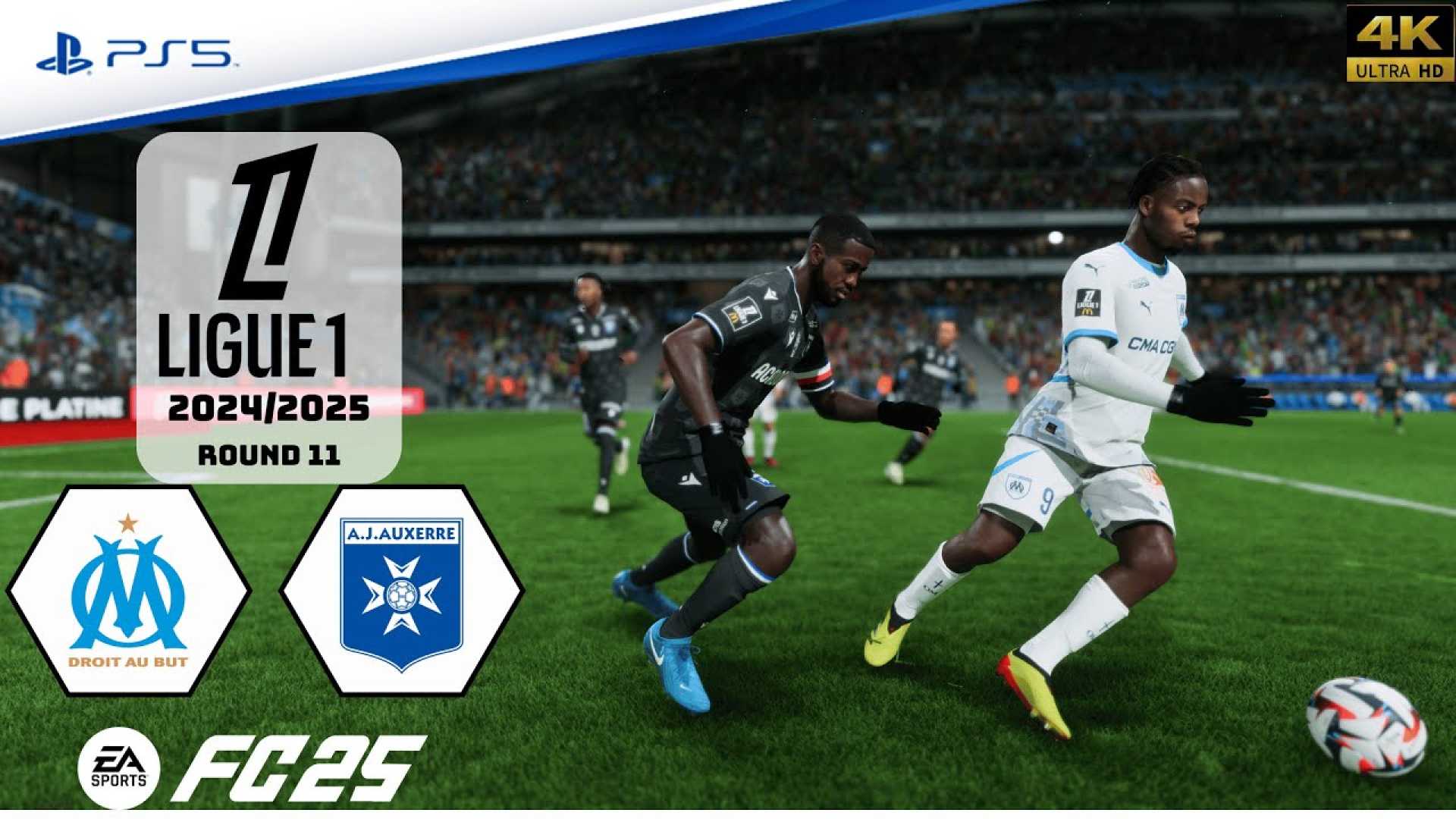 Marseille Fc Vs Auxerre Ligue 1 Match