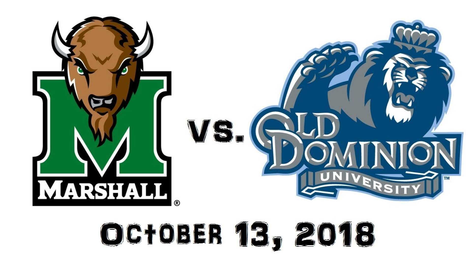 Marshall Thundering Herd Vs Old Dominion Monarchs Football Game