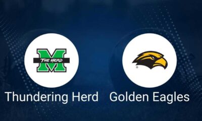 Marshall Thundering Herd Vs Southern Miss Golden Eagles Football Game