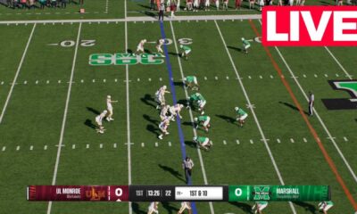 Marshall Thundering Herd Vs Ul Monroe Warhawks Football Game