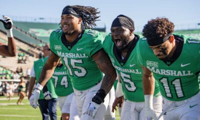 Marshall Vs Coastal Carolina Football Game At Joan C. Edwards Stadium