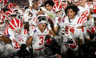 Mater Dei High School Football Team In Action