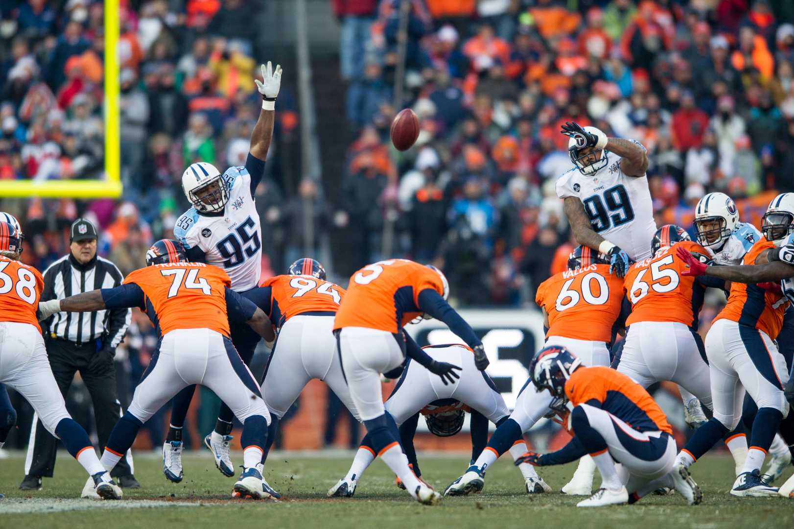 Matt Prater Kicking A Field Goal