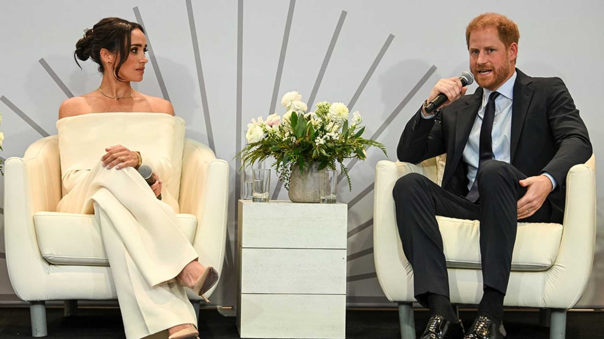 Meghan Markle And Prince Harry At Archewell Foundation Event