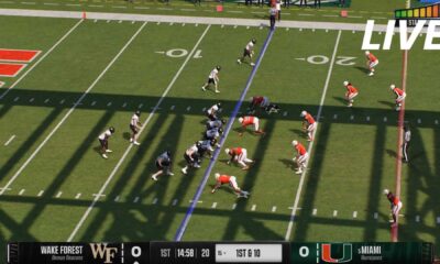 Miami Hurricanes Vs Wake Forest Demon Deacons Football Game