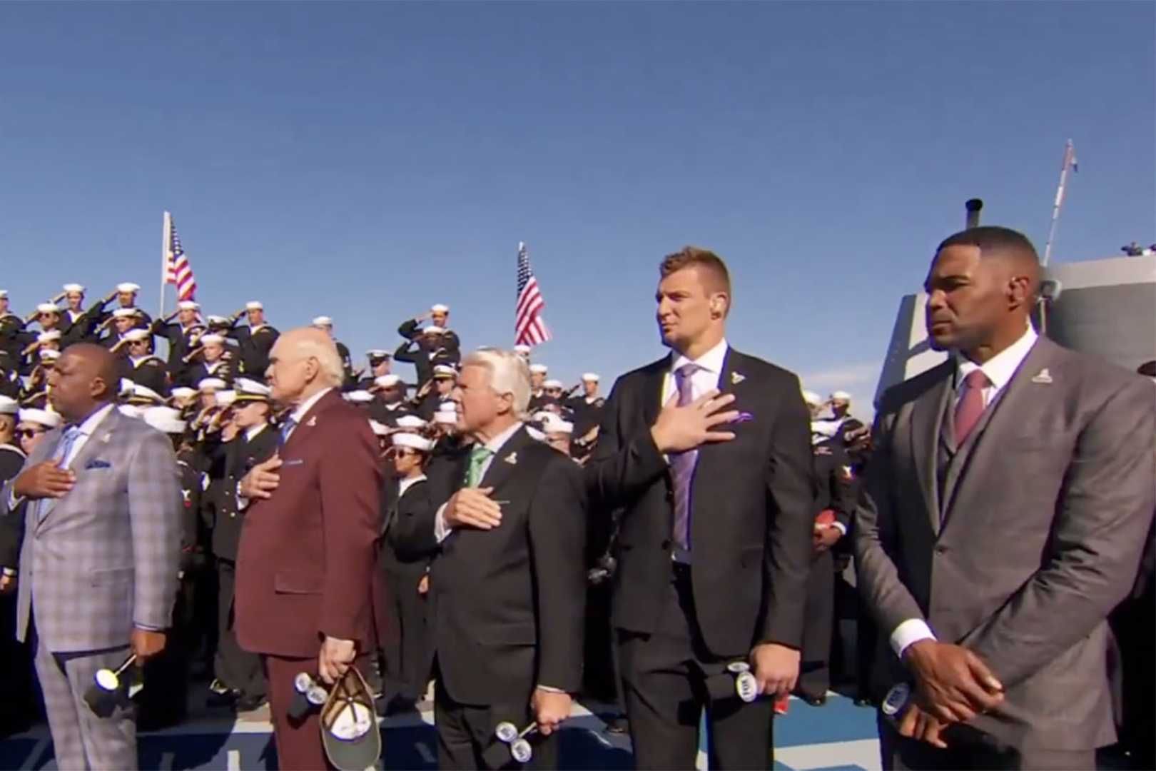 Michael Strahan National Anthem Controversy