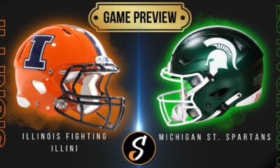 Michigan State Vs Illinois Football Game