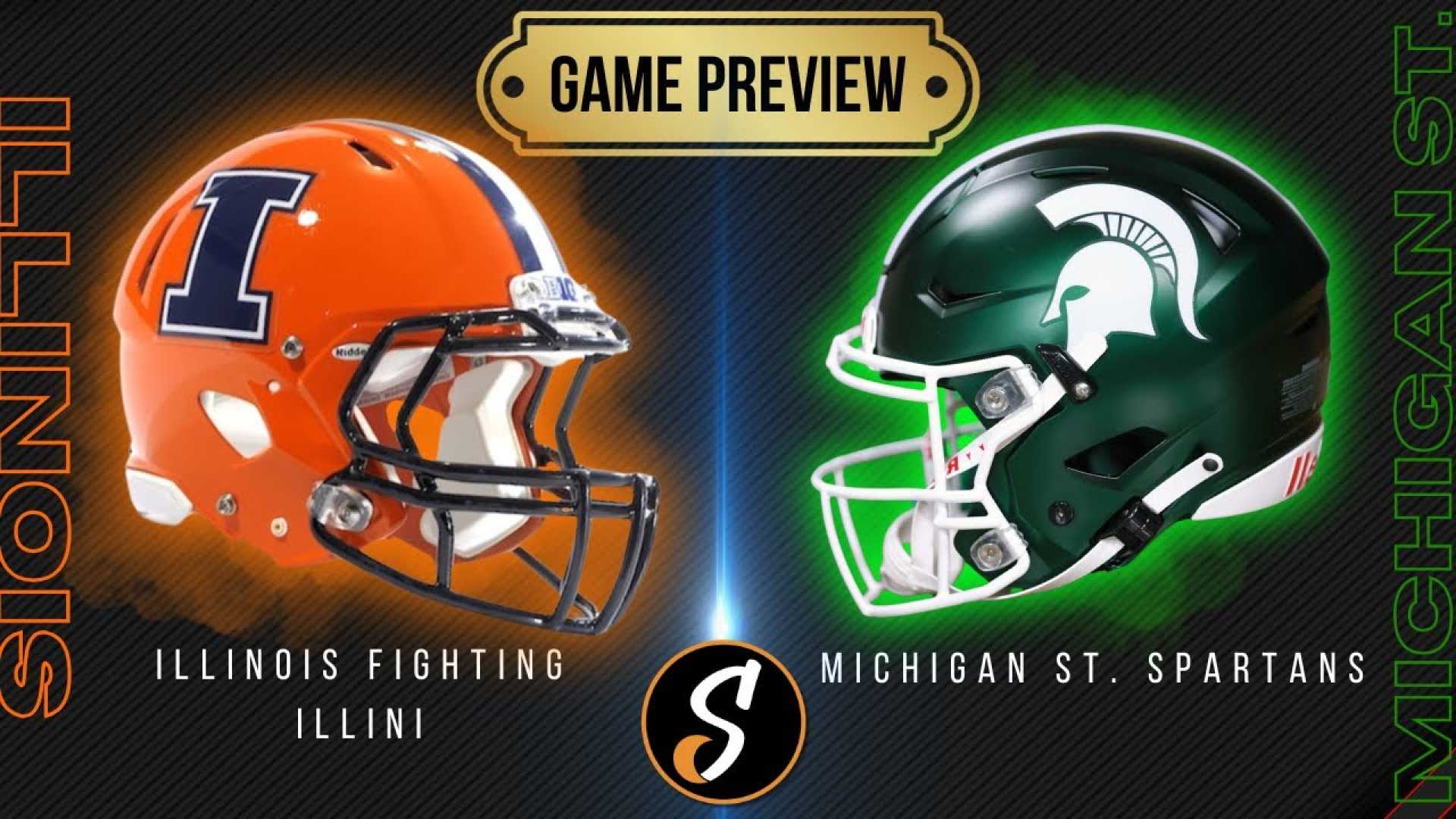 Michigan State Vs Illinois Football Game