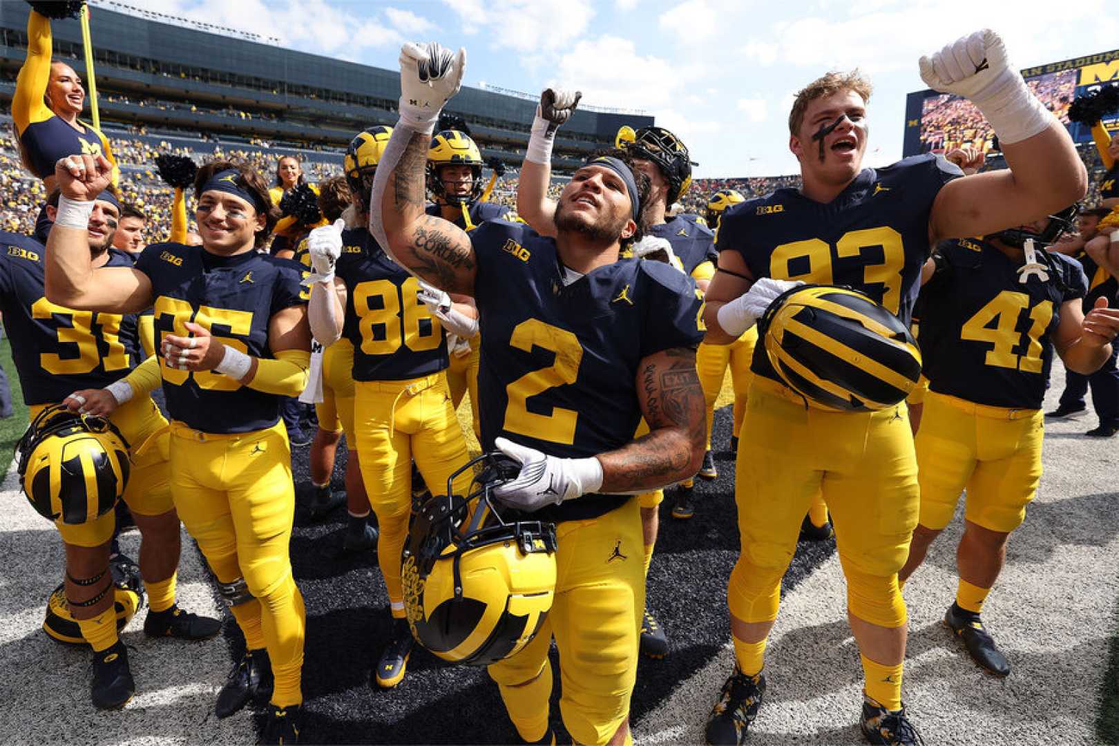 Michigan Wolverines Football Team 2024