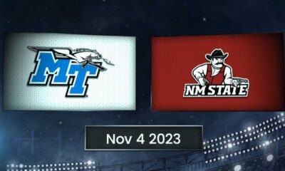 Middle Tennessee Blue Raiders Vs New Mexico State Aggies Football Game