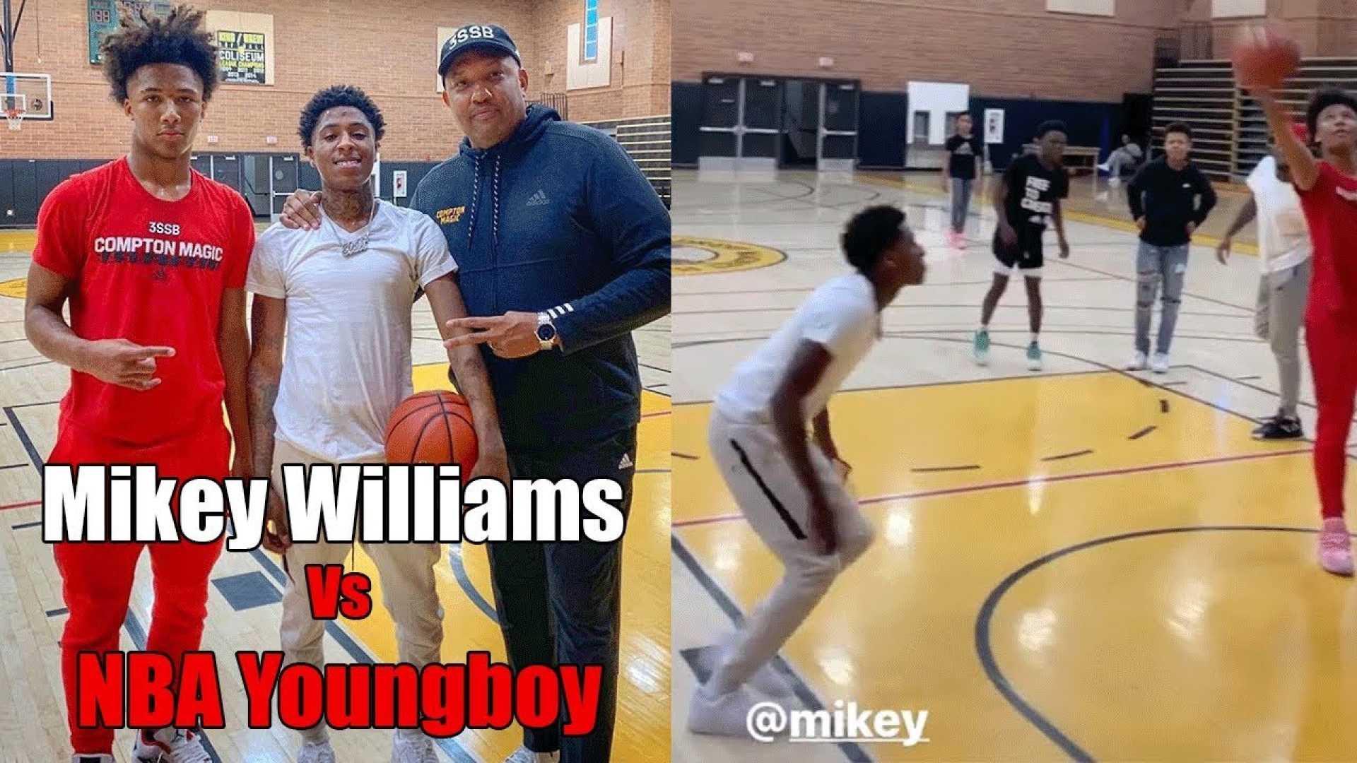 Mikey Williams And Nba Youngboy Meeting