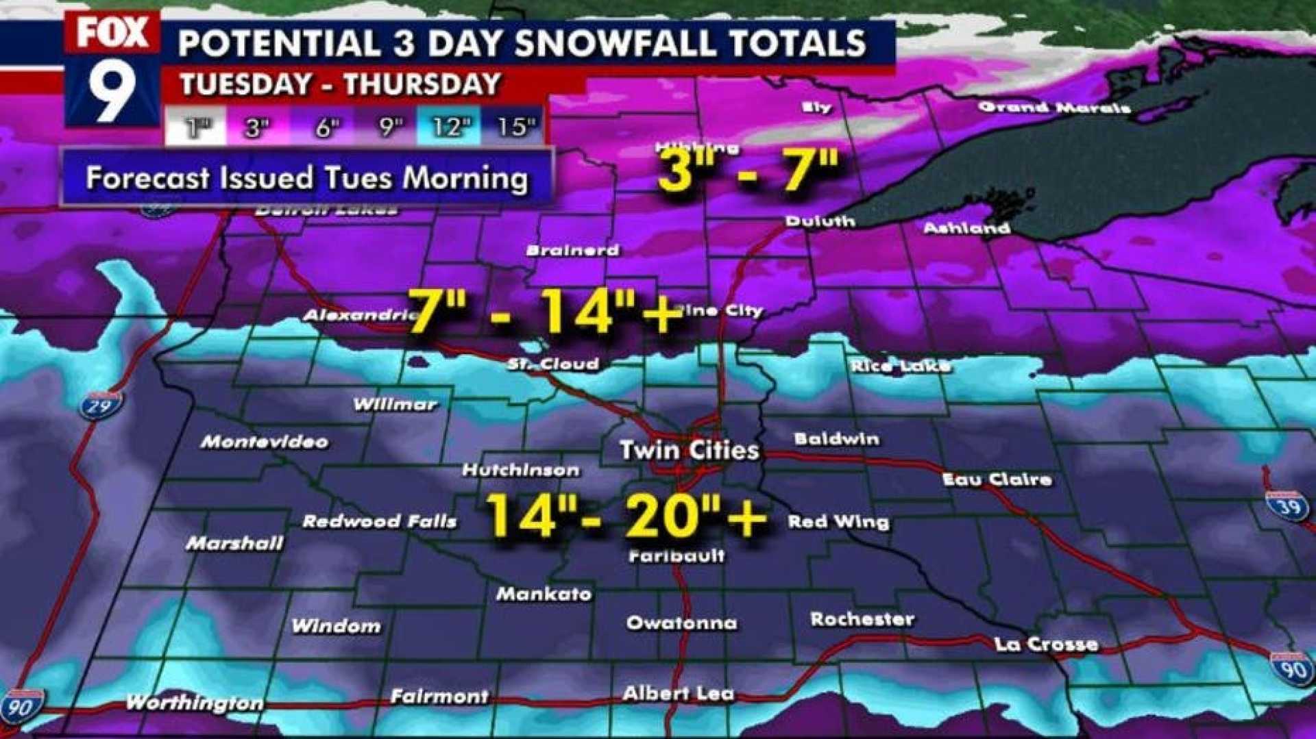 Minnesota Snow Forecast Next Week