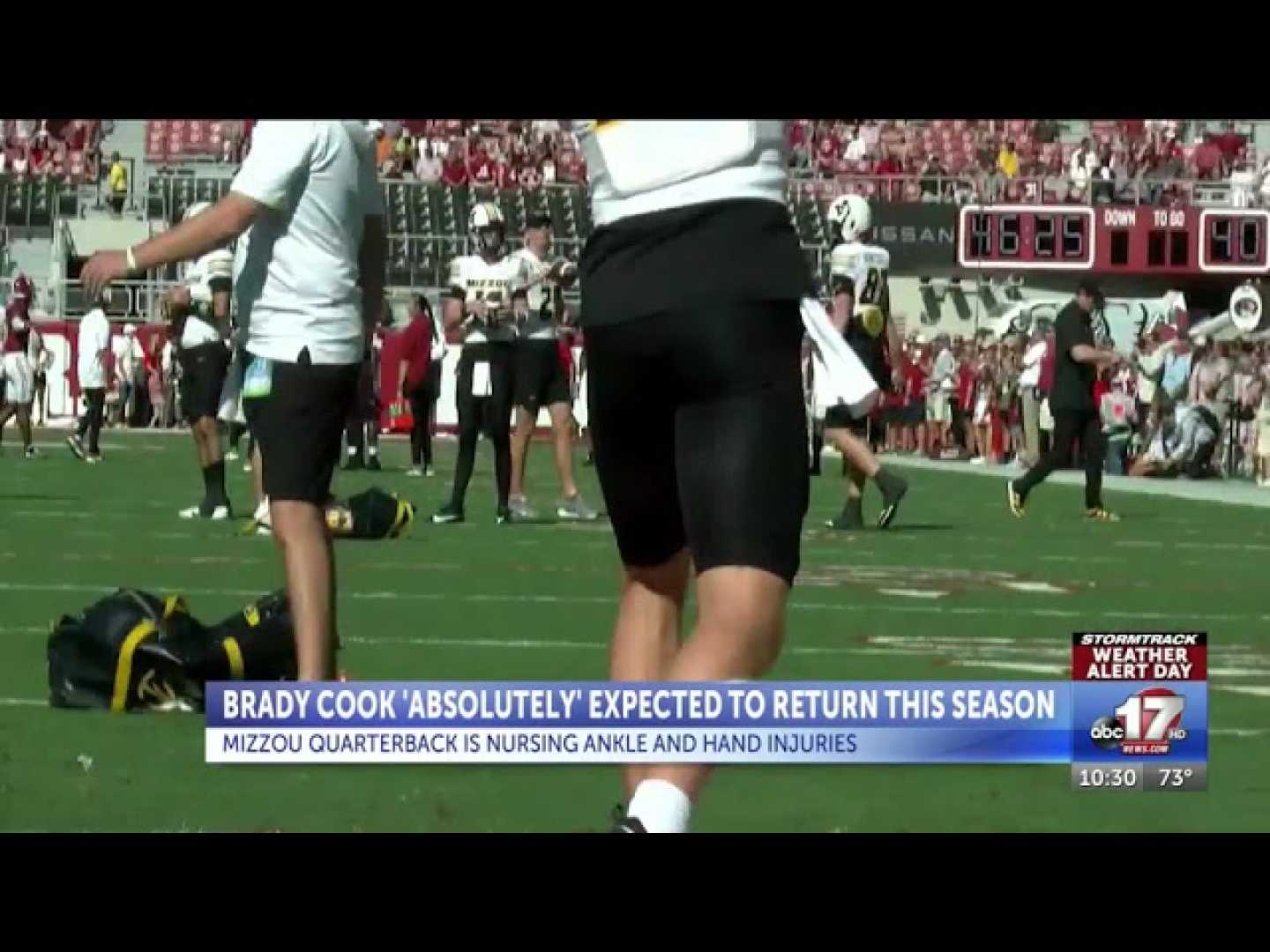 Mizzou Football Quarterback Brady Cook Injury