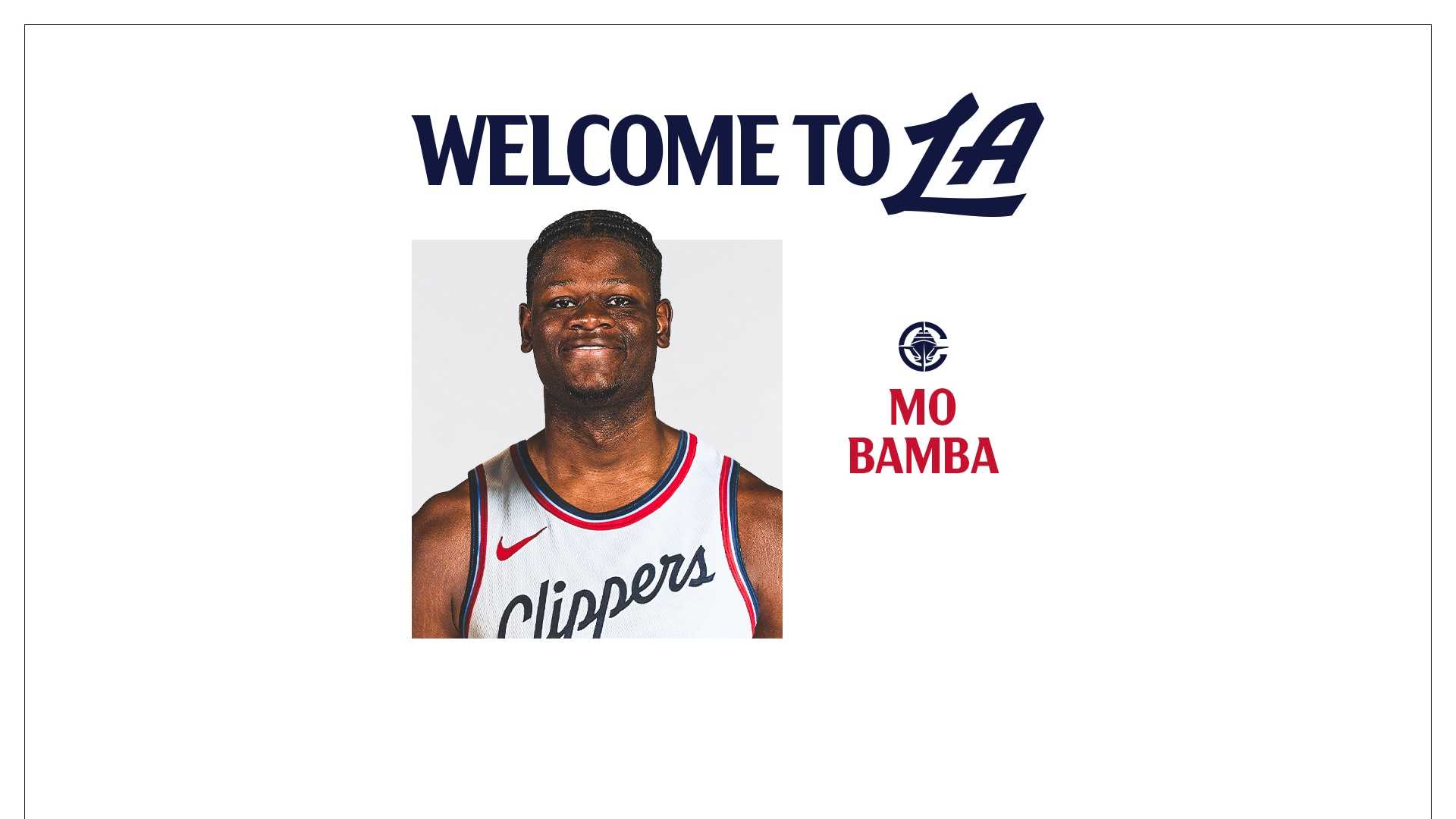 Mo Bamba Los Angeles Clippers