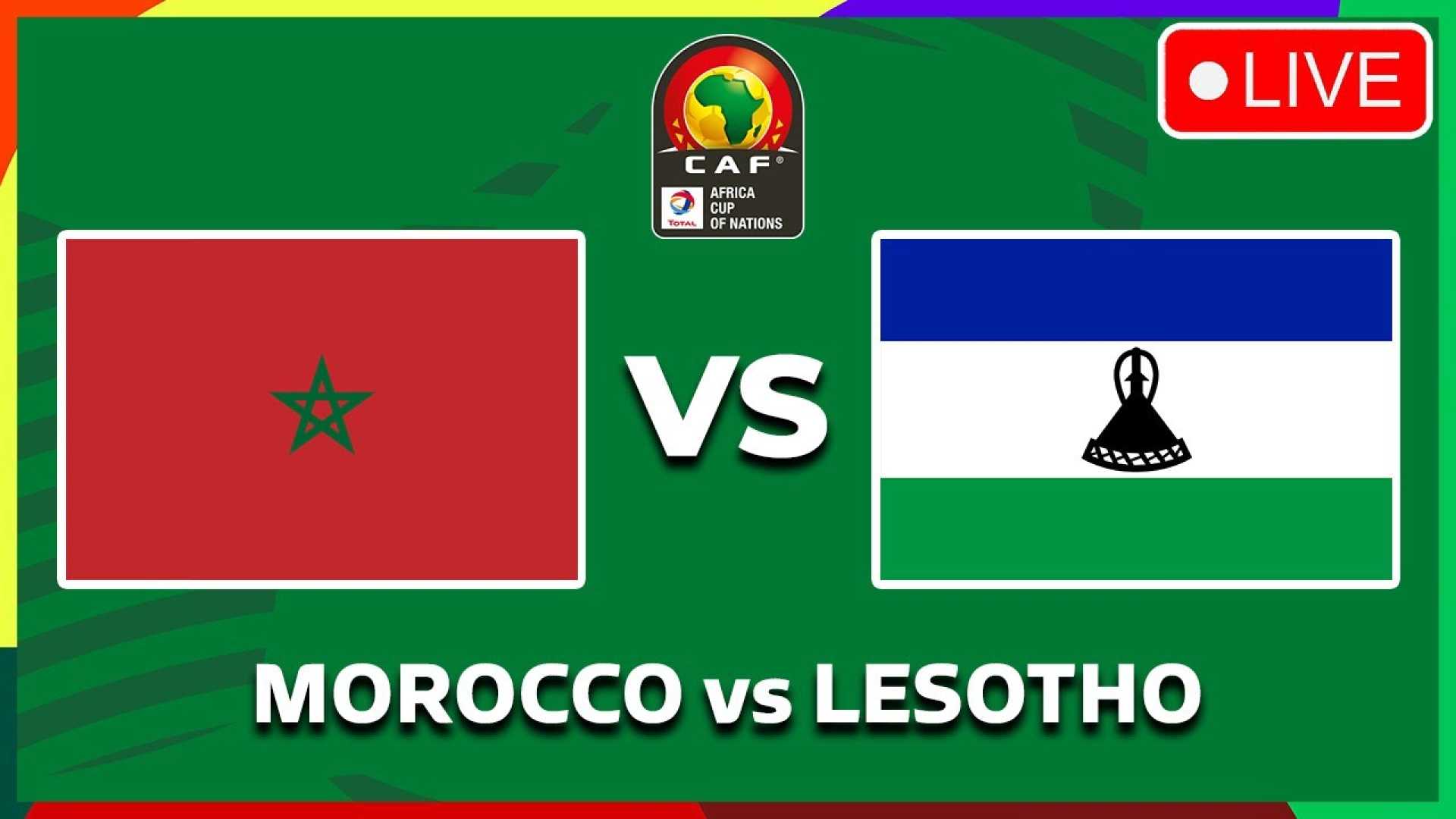 Morocco Vs Lesotho Africa Cup Of Nations 2025 Qualifiers