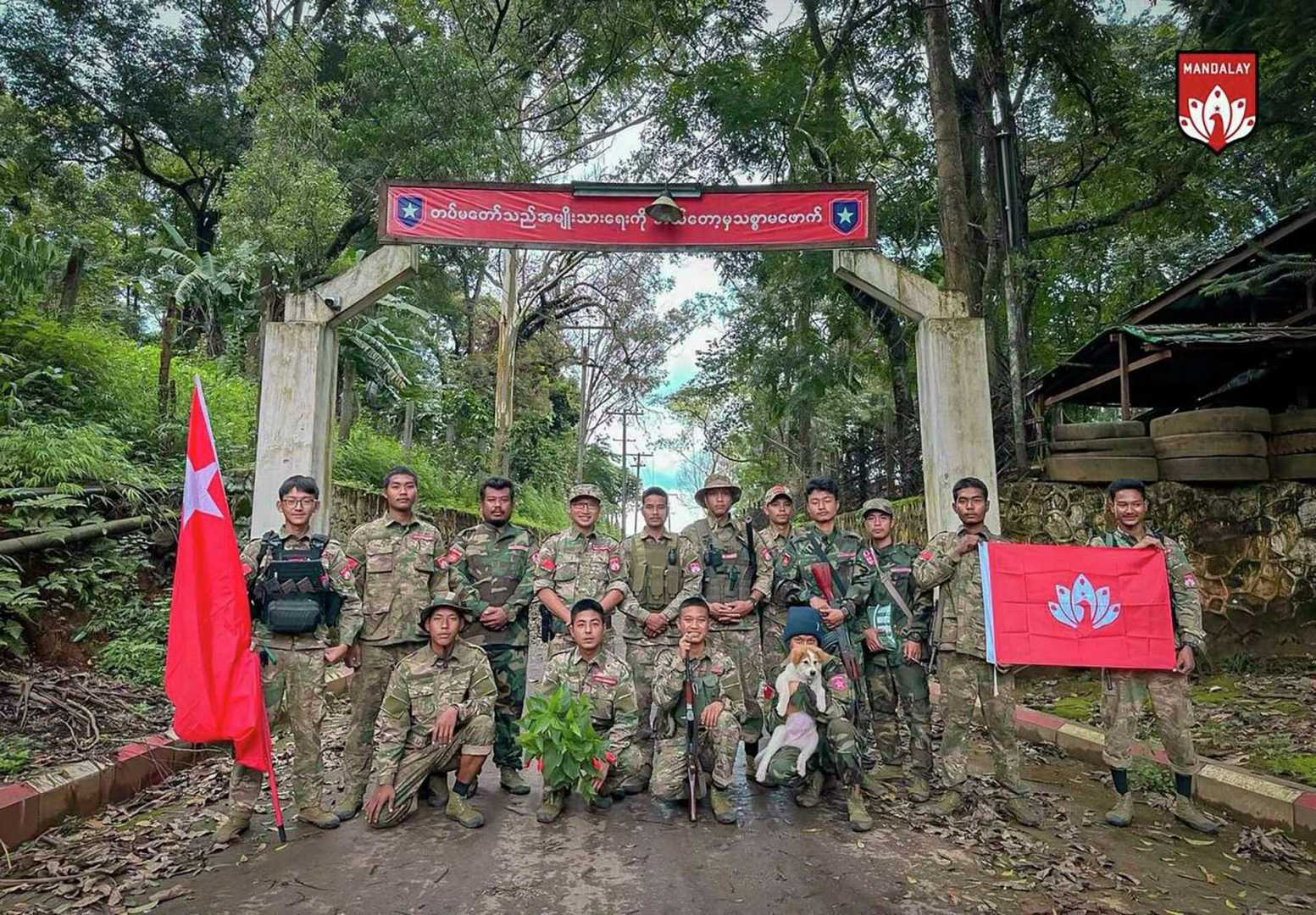 Myanmar Civil War Pro Democracy Fighters Approaching Mandalay