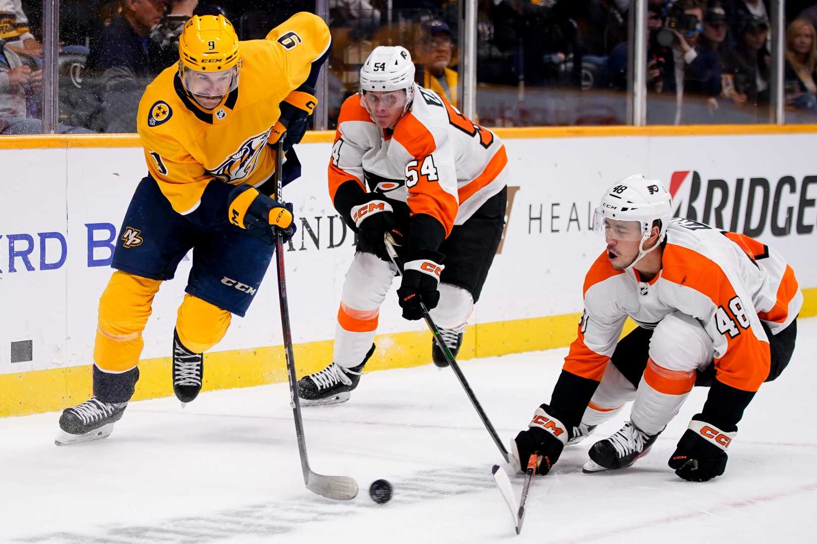 Nashville Predators Vs Philadelphia Flyers Hockey Game