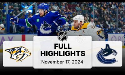 Nashville Predators Vs Vancouver Canucks November 17 2024 Highlights