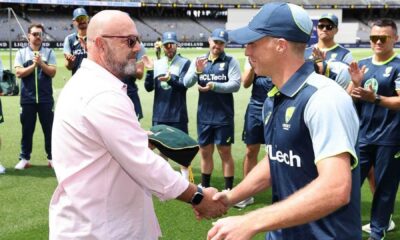 Nathan Mcsweeney Receiving Baggy Green Cap