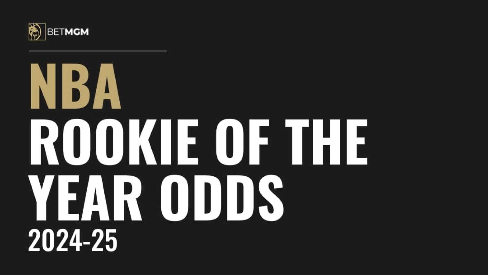 Nba Rookie Of The Year Odds 2024 25