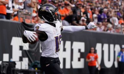 Nelson Agholor Baltimore Ravens Vs Cincinnati Bengals