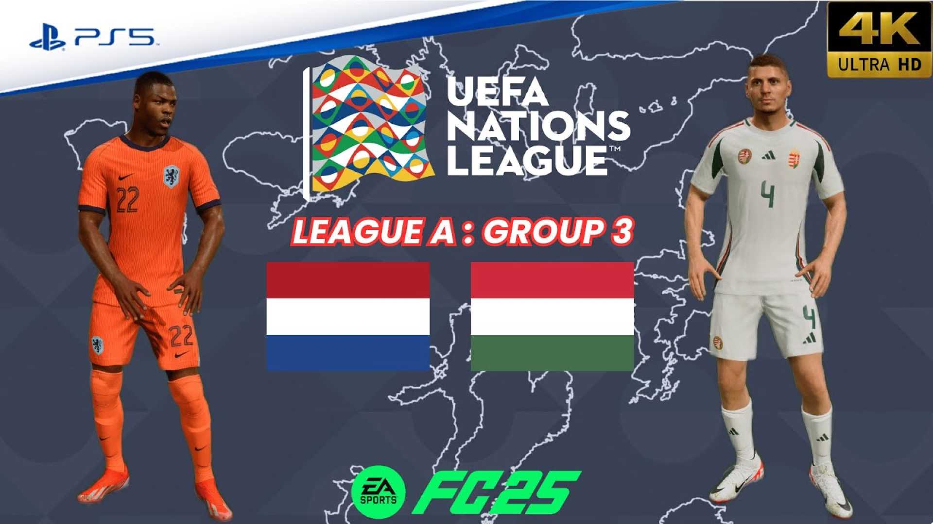 Netherlands Vs Hungary Uefa Nations League Match