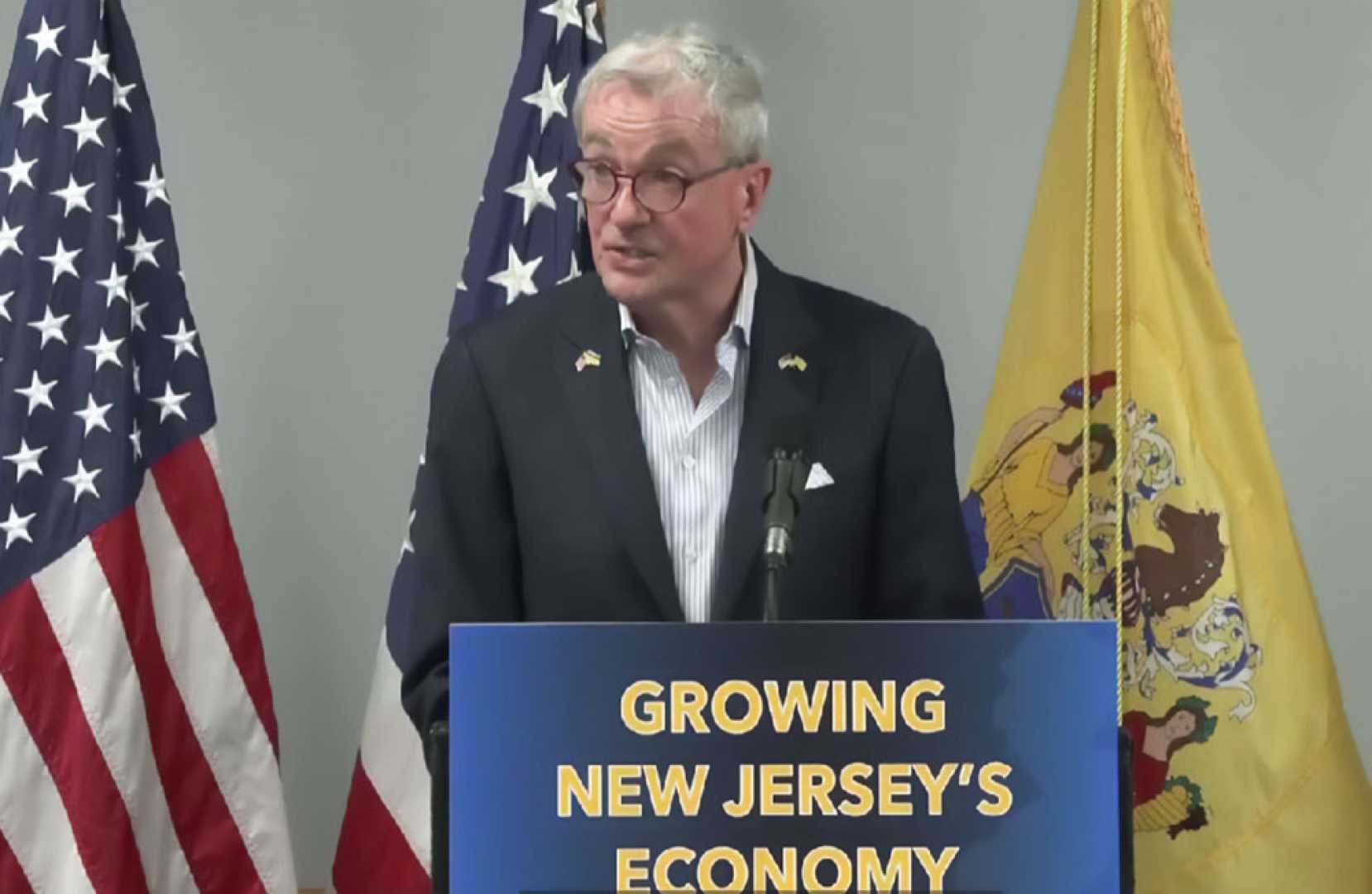 New Jersey Governor Phil Murphy Uk Economic Mission Ai Development Property Tax Relief