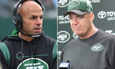 New York Jets Coach Robert Saleh And Rex Ryan