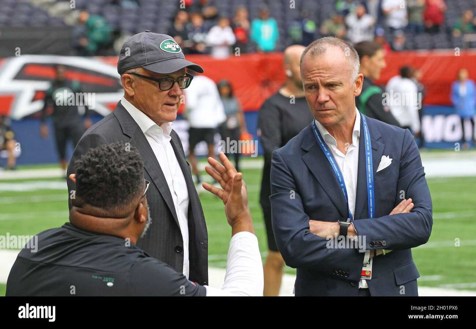 New York Jets Owner Woody Johnson And Christopher Johnson