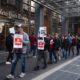 New York Times Tech Workers On Strike Picket Line