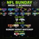 Nfl Week 11 Matchups And Betting Odds