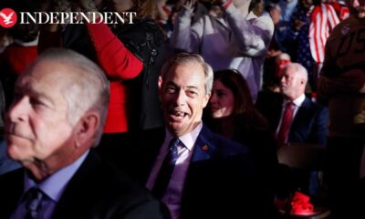 Nigel Farage At Trump Election Watch Party