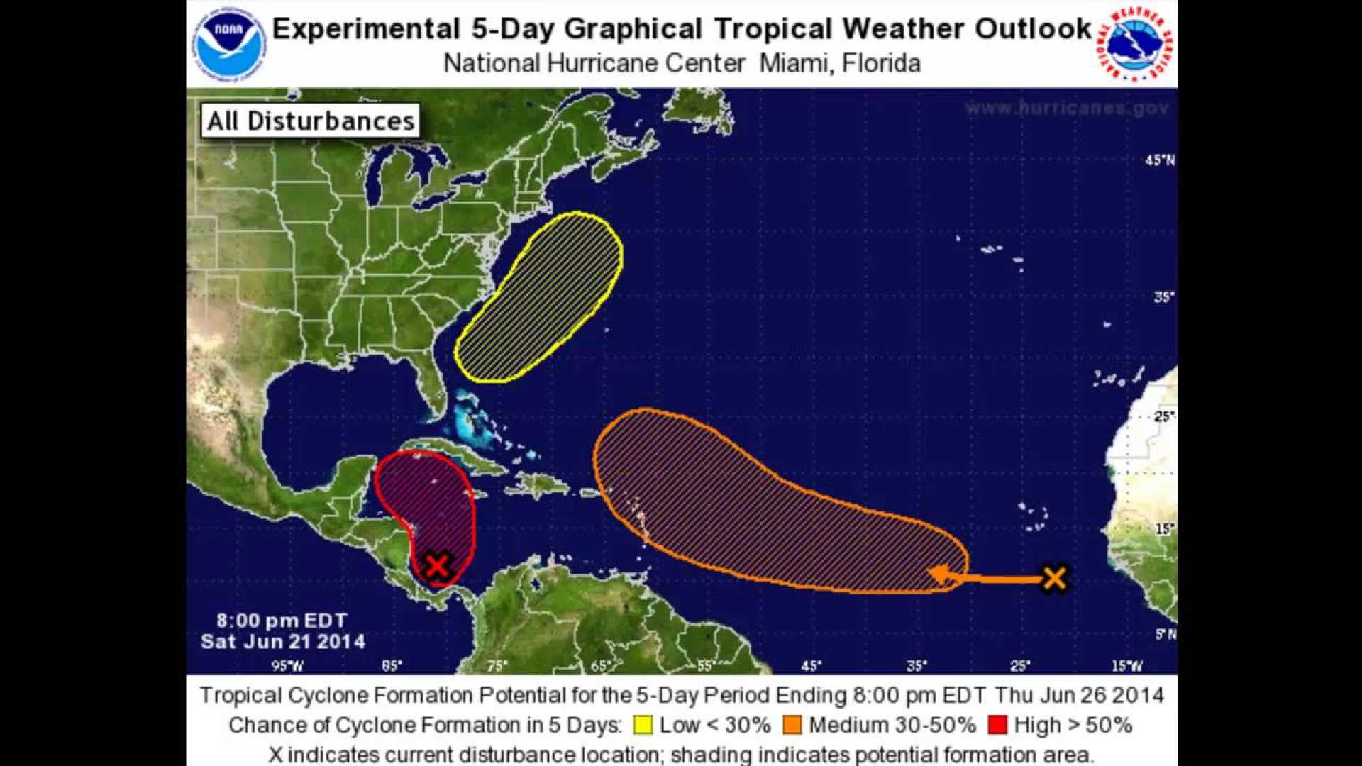 Noaa Tropical Weather Outlook Caribbean