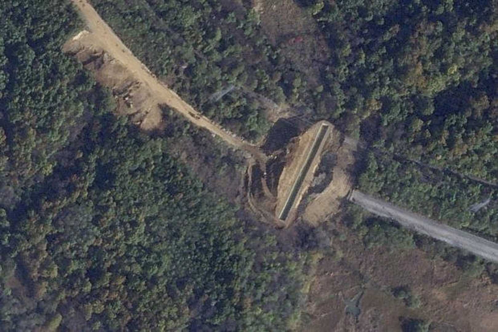 North Korea Border Trenches Dmz