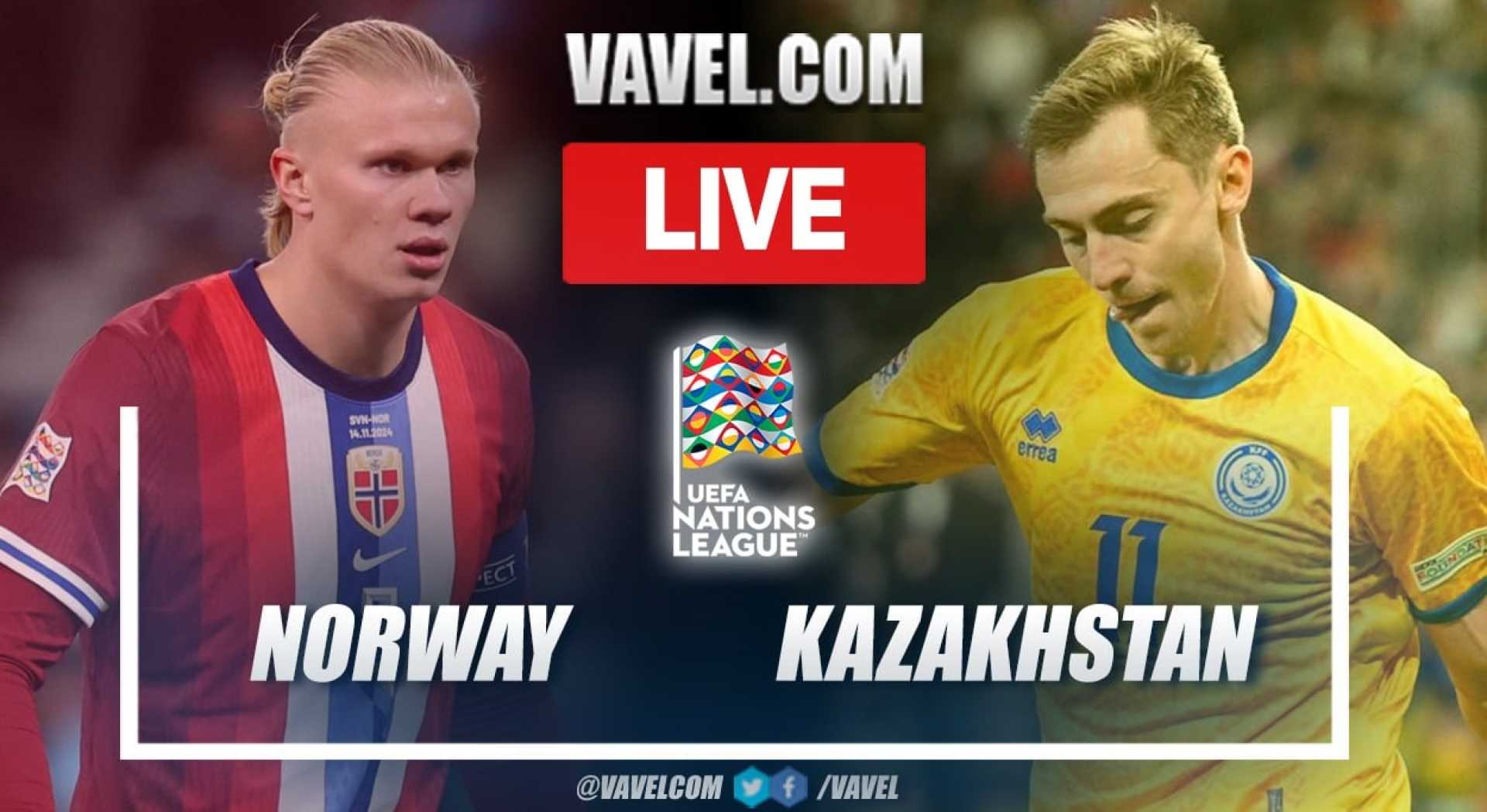 Norway Vs Kazakhstan Uefa Nations League 2024