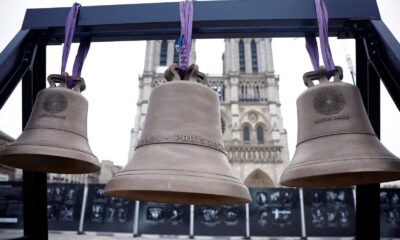 Notre Dame Cathedral New Bells Installation