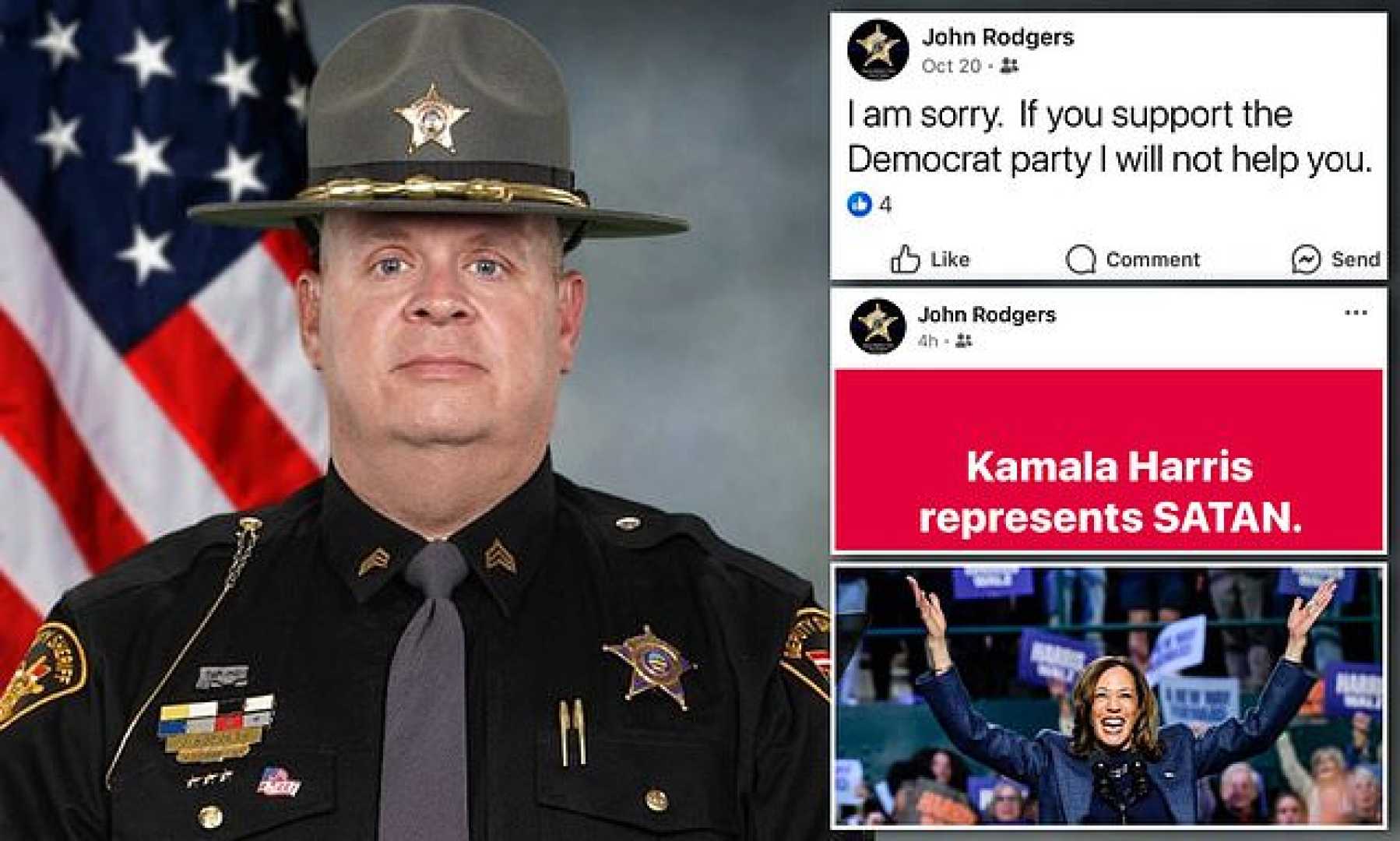 Ohio Sheriff's Lieutenant John Rodgers Social Media Controversy