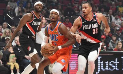 Oklahoma City Thunder Vs Portland Trail Blazers Nba Game