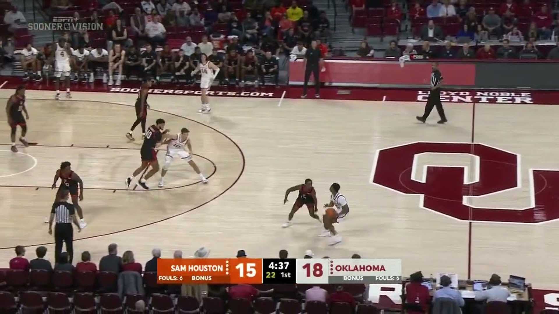 Oklahoma Sooners Basketball Teams In Action