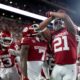 Oklahoma Sooners Football Team Celebrating Win Over Alabama