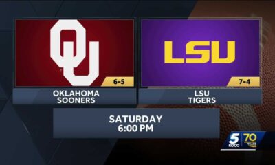 Oklahoma Sooners Vs Lsu Tigers Football Game