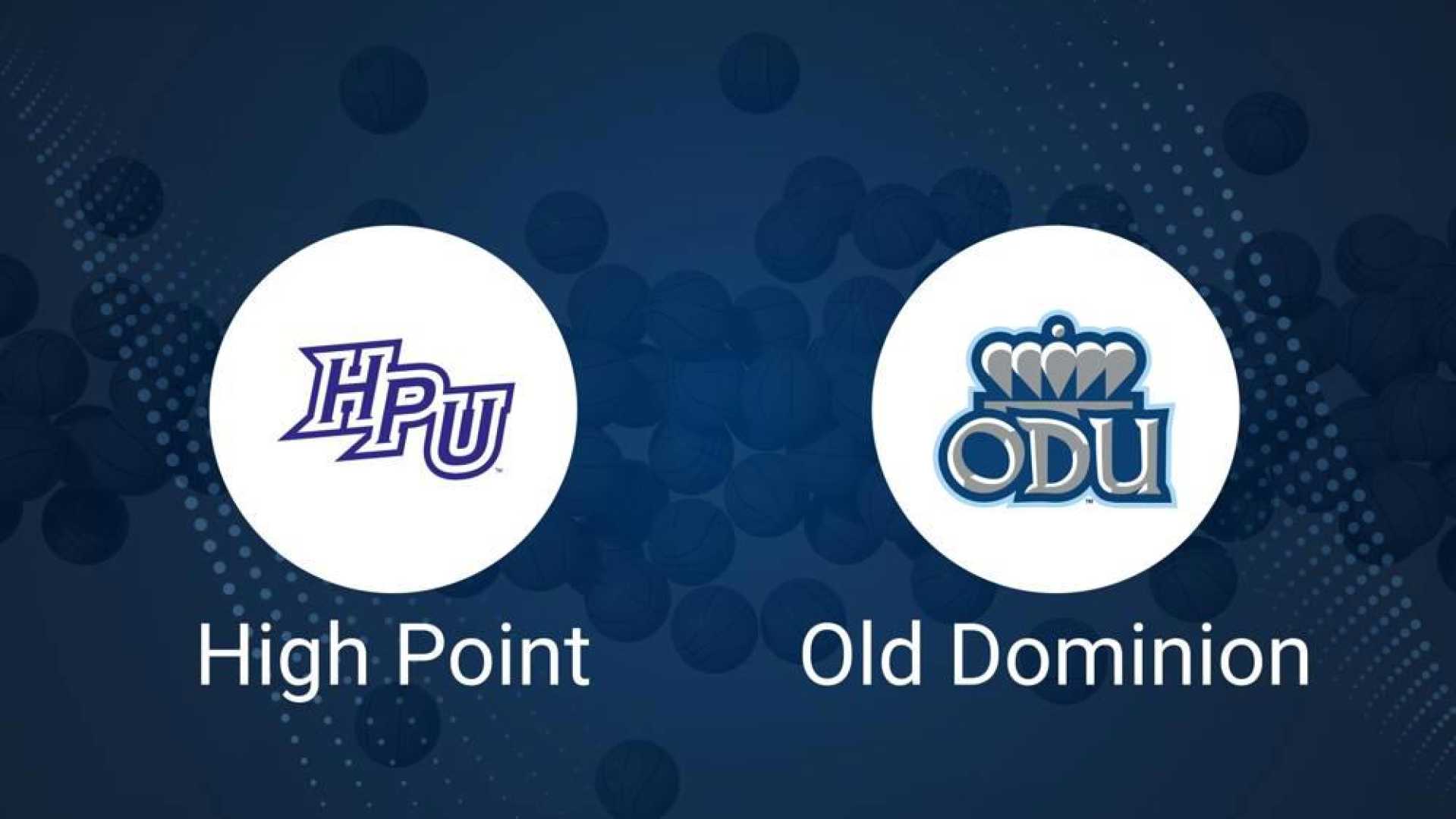 Old Dominion Monarchs Vs High Point Panthers Basketball Game